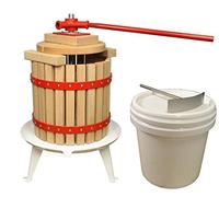 Selections Traditional Fruit and Apple Press (12 Litre) with Straining Bag & Pulping Bucket