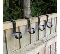 Selections Garden Fence Panel Bracket Hooks - Pack Of 4