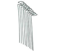 Selections Garden Metal Plant Support Individual Stakes (7cm x 40cm) - Pack of 10