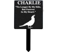 Selections Garden PERSONALISED Pet Memorial Plaque Hamster Budgie Gecko Tortoise Rabbit Budgie Snake Goldfish etc 13.5cm x 24.5cm Non Refundable (c/95000(My Cockatiel~)