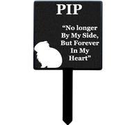 Selections Garden PERSONALISED Pet Memorial Plaque Hamster Budgie Gecko Tortoise Rabbit Budgie Snake Goldfish etc 13.5cm x 24.5cm Non Refundable (c/95000(My Guinea Pig~)