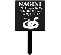 Selections Garden PERSONALISED Pet Memorial Plaque Hamster Budgie Gecko Tortoise Rabbit Budgie Snake Goldfish etc 13.5cm x 24.5cm Non Refundable (c/95000(My Snake~)