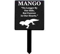 Selections Garden PERSONALISED Pet Memorial Plaque Hamster Budgie Gecko Tortoise Rabbit Budgie Snake Goldfish etc 13.5cm x 24.5cm Non Refundable (c/95000(Our Gecko~)