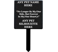 Selections Garden PERSONALISED Pet Memorial Plaque Hamster Budgie Gecko Tortoise Rabbit Budgie Snake Goldfish etc 13.5cm x 24.5cm Non Refundable (c/95000(My Other Pet~)