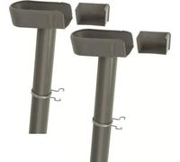 Selections Greenhouse 35mm Guttering Downpipe Rainwater Conversion Kit - Pack of 2