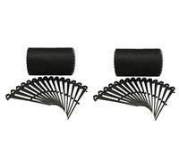 Selections Gutter Protection Mesh Guard Netting with Fixing Clips 6m Roll - Pack of 2