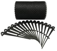 Selections Gutter Protection Mesh Guard with 15 Fixing Clips (6m x 17.5cm)