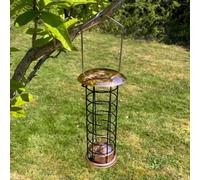 Selections Hanging Bird Feeder Suet Fat Ball Copper Style
