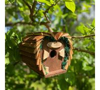 Hanging Wooden Love Bird Nest Box Birdhouse