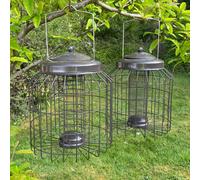 Selections Heavy Duty Squirrel Proof Hanging Bird Nut & Fatball Feeders (Set Of 2)