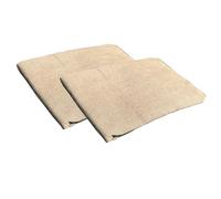 Set of 2 Jute Hessian Plant Protection Liner Weed Control 5m x 1m