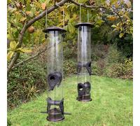 Large Hanging Bird Seed Feeders (Set of 2)