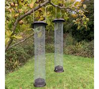 Selections Large Hanging Metal Peanut Bird Feeders (Set Of 2)