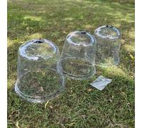 Selections Large Plastic Plant Protection Garden Bell Cloche Covers With Ground Pegs (Pack Of 3)