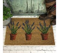 Selections Lavandula Lavender Pots Indoor & Outdoor Coir Doormat