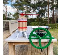 Selections Manual Apple Scratter Pulper Pomace And Traditional Fruit And Apple Press (6 Litre) With Straining Bag