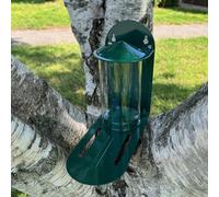 Selections Metal Garden Squirrel Feeder With Flip Top Lid And Feeding Platform