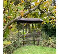 Selections Metal Hanging Suet Cake Block Garden Bird Feeder