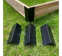 Selections Metal Raised Garden Vegetable Bed Corner Brackets (Pack Of 4)