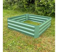 Metal Raised Garden Vegetable Bed in Green (100cm x 30cm)