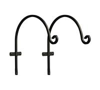 Metal Round Hanging Basket Hooks (30cm) Set of 2