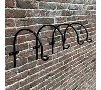 Selections Metal Round Garden Hanging Basket Hooks Brackets Hangers (30cm) - Pack of 4