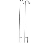 Selections Metal Shepherd Crook Hooks Heavy Duty for Lights Bird Feeders (2.18m) - Pack of 2