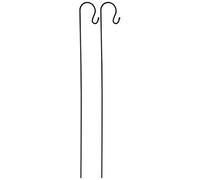 Selections Metal Shepherd's Crook Garden Hook for Bird Feeders & Lanterns (1m) - Pack of 2