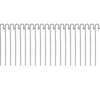 Selections Metal Shepherd's Crook Garden Hook for Bird Feeders & Lanterns (1m) - Pack of 20