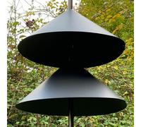 Selections Metal Wrap Around Squirrel Baffle For Bird Feeding Stations (Set Of 2)