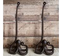 Selections Free Standing Octopus Loo Roll Toilet Paper Holder in Cast Iron - Pack of 2