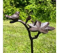 Selections Ornate Cast Iron Bird Feeder Dish Wild Birds Feeder Stake