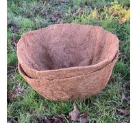 Selections Pack Of 2 Round Coco Hanging Basket Planter Liner (40Cm)