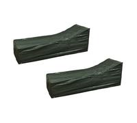 Selections Pack of 2 x Waterproof Sunbed Covers in Green