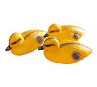 Selections Pack of 3 Decorative Plastic Floating Yellow Pond Ducklings