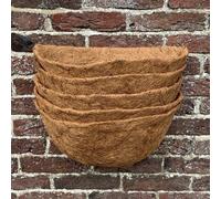 Selections Pack Of 5 Coco Wall Basket Planter Liner (40Cm)