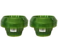 Selections Plastic Slug & Snail Barrier Plant Seedling Protection Collars - Pack of 24