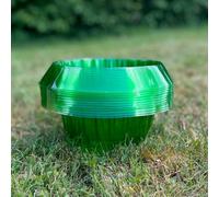 Selections Plastic Slug & Snail Barrier Plant Seedling Protection Collars - Pack of 12