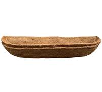 Selections Preformed Coco Liner Extra Deep for Garden Wall Basket Hayrack Trough Planter (75cm / 30 Inch) - Pack of 2