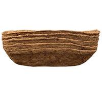 Selections Preformed Coco Liner for Garden Wall Basket Hayrack Trough Planter (60cm / 24 Inch) - Pack of 5