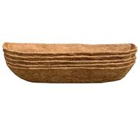 Selections Preformed Coco Liner for Garden Wall Basket Hayrack Trough Planter (75cm / 30 Inch) - Pack of 5
