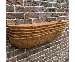 Selections Preformed Extra Deep Coco Wall Trough Planter Liner (75Cm) - Pack Of 5