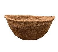 Selections Preformed Half Round Coco Liner for Garden Wall Basket Hayrack Planter (30cm / 12 Inch)