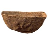 Selections Preformed Half Round Coco Liner for Garden Wall Basket Hayrack Planter (60cm / 24 Inch)