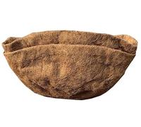 Selections Preformed Half Round Coco Liner for Garden Wall Basket Hayrack Planter (60cm / 24 Inch) - Pack of 2