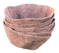 Selections Preformed Round Coco Liner for Garden Hanging Basket (40cm / 16 Inch) - Pack of 5