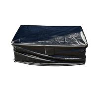 Selections Premium Waterproof 3 Seater Garden Bench Cover in Black 420D (1.6m)
