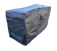 Selections Premium Waterproof Companion Love Seat Garden Bench Cover in Black (1.58m)