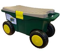 Selections Rolling Garden Seat Sit On Garden Tool Storage Cart Perfect for Weeding