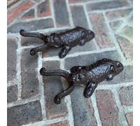 Selections Set Of 2 Cast Iron Dog Shape Garden & Patio Boot Jacks